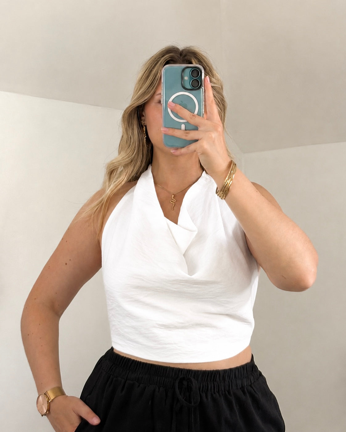 Top LÉNA - Blanc